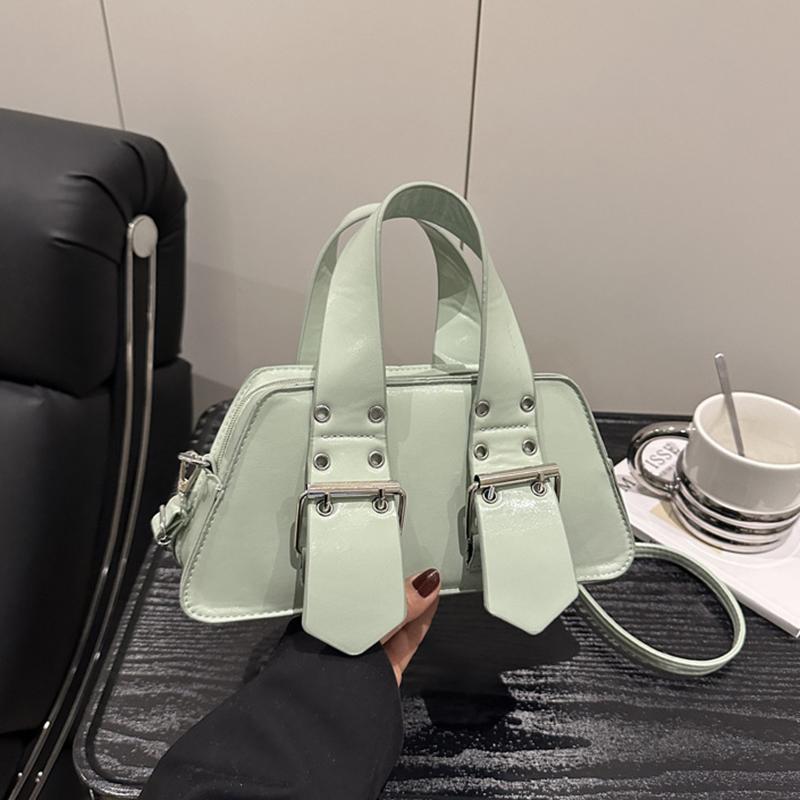 Modedesigner Schnalle Umhängetasche Vintage Luxus Crossbody Tasche Y2k Gothic PU Leder Kleine Geldbörse und Handtasche