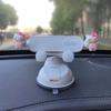 Suporte de Carro com Ventosa Desenho Animado para Celular: Enfeite Fofo para Painel