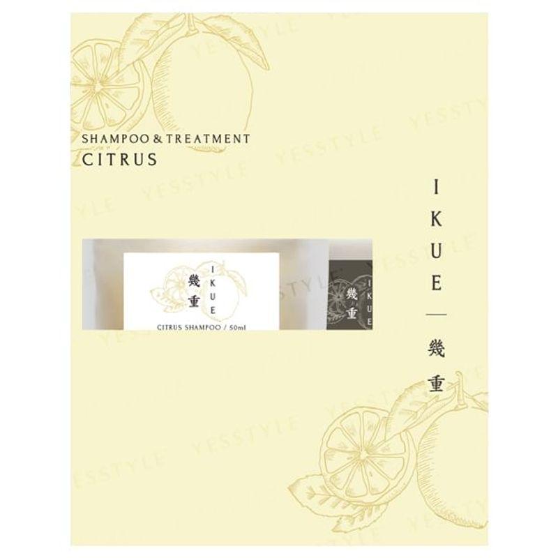 IKUE - Shampoo & Treatment Citrus Travel Set