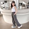 Girls' Wide Leg Pants Summer Thin Mosquito Proof Pants Yamamoto Pants Children's Summer Ice Silk Casual Pants