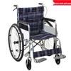 Lightweight Foldable Oxford Cloth Wheelchair with Soft Seat and Four Brakes for Elderly Travel