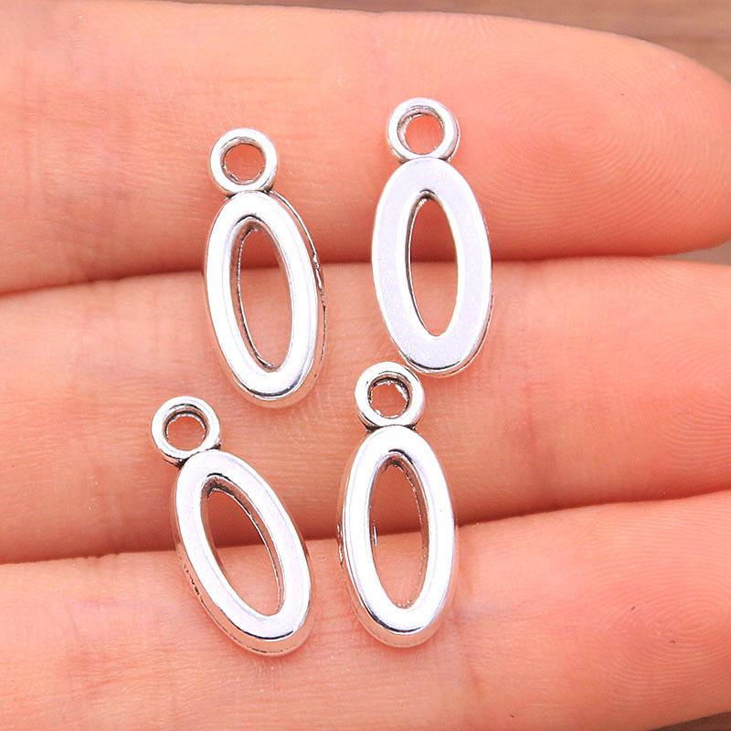 Zinc Alloy Alphabet Charms: 2 Colors, 26 Letter Pendants for Jewelry, Handbag, and Mobile Phone Accessories