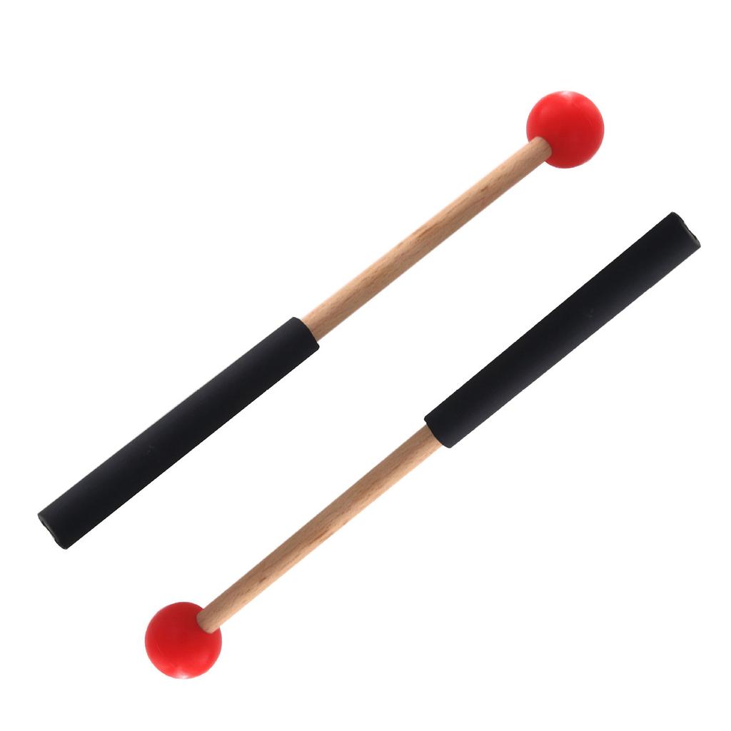 Percussion Mallets Drum Sticks Instrument for w/ Rubber for Head Hand Grip Mallet for Glockenspiel Chimes Music Accompan