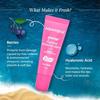 Aqualogica Pink Sorbet Plump+ Luscious Lightweight Tinted Lip Balm for Women & Men - Lip Mask with Spf 20+ with Berries -10g
