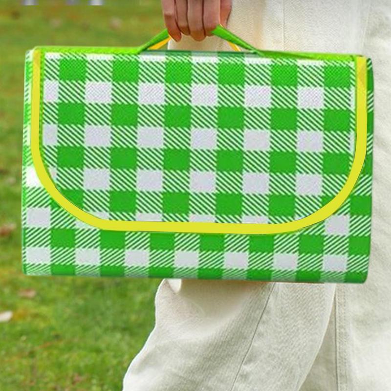 Picnic Mat Foldable Picnic Blanket Waterproof 80X80Inch Washable Weatherproof Quick-Dry Outdoor Rug For Beach Camping Hiking