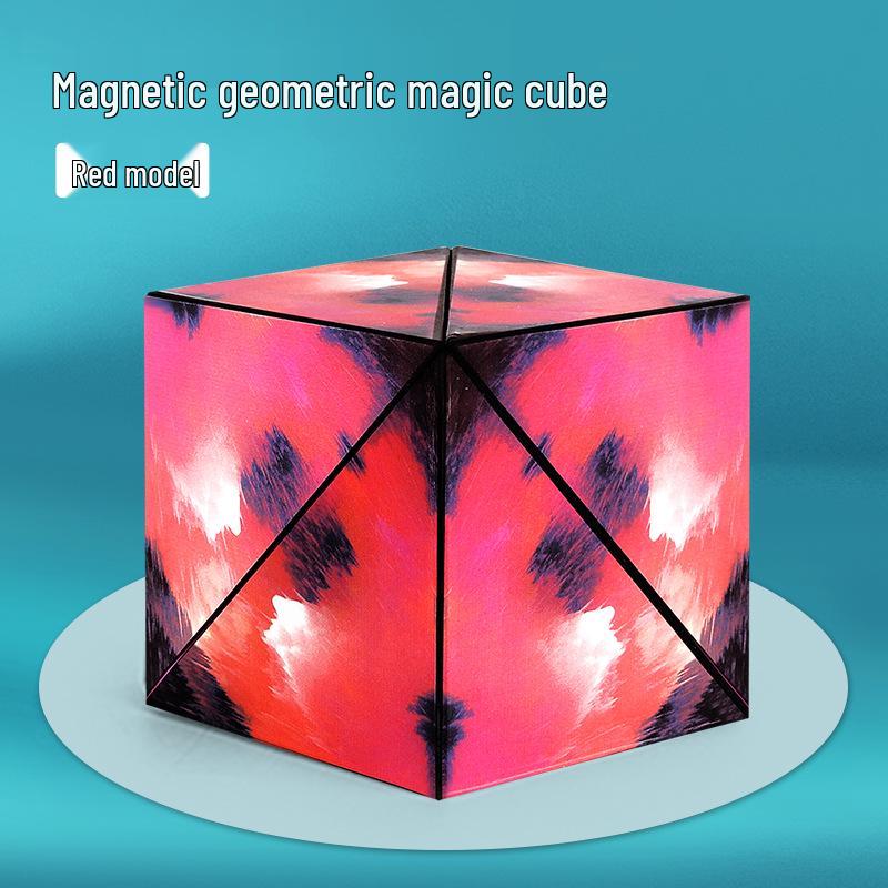 3D Geometric Magnetic Rubik s Cube: Educational Spatial Thinking Toy for Kids