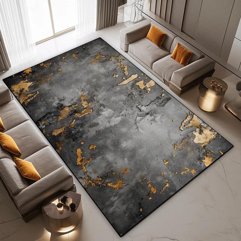 Nordic Ink Splash Abstract Carpets Living Room Large Area Home Decoration Bedroom Rugs Non-slip Coffee Tables Balcony Foor Mats