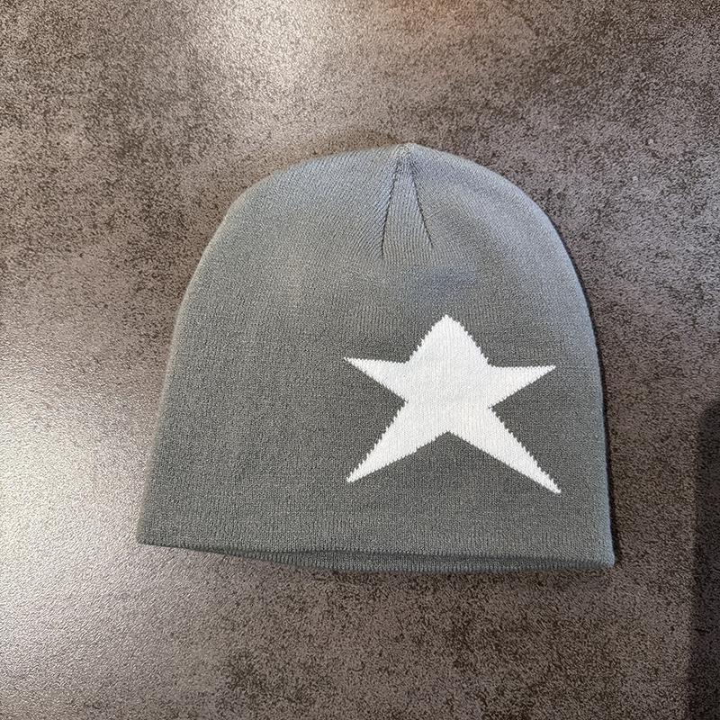 New Niche Knitted Hat Women'S Autumn And Winter Warm Pullover Cold Hat Street Photograph Concave Shape Wool Hat Trendy