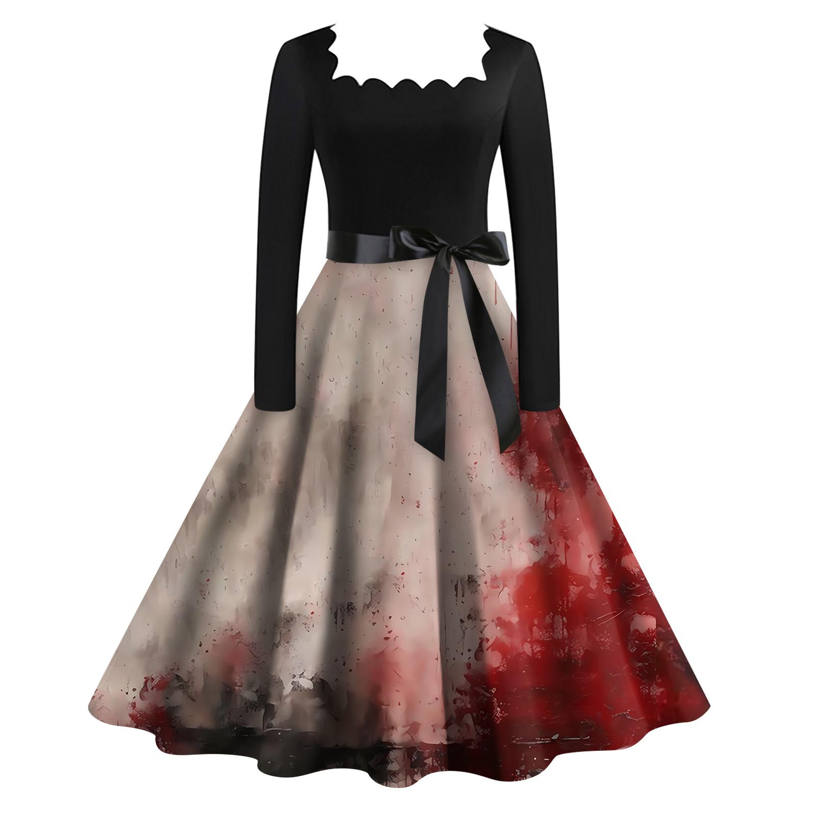 

Женские повседневные модные платья с квадратным вырезом и длинными рукавами XL чёрный