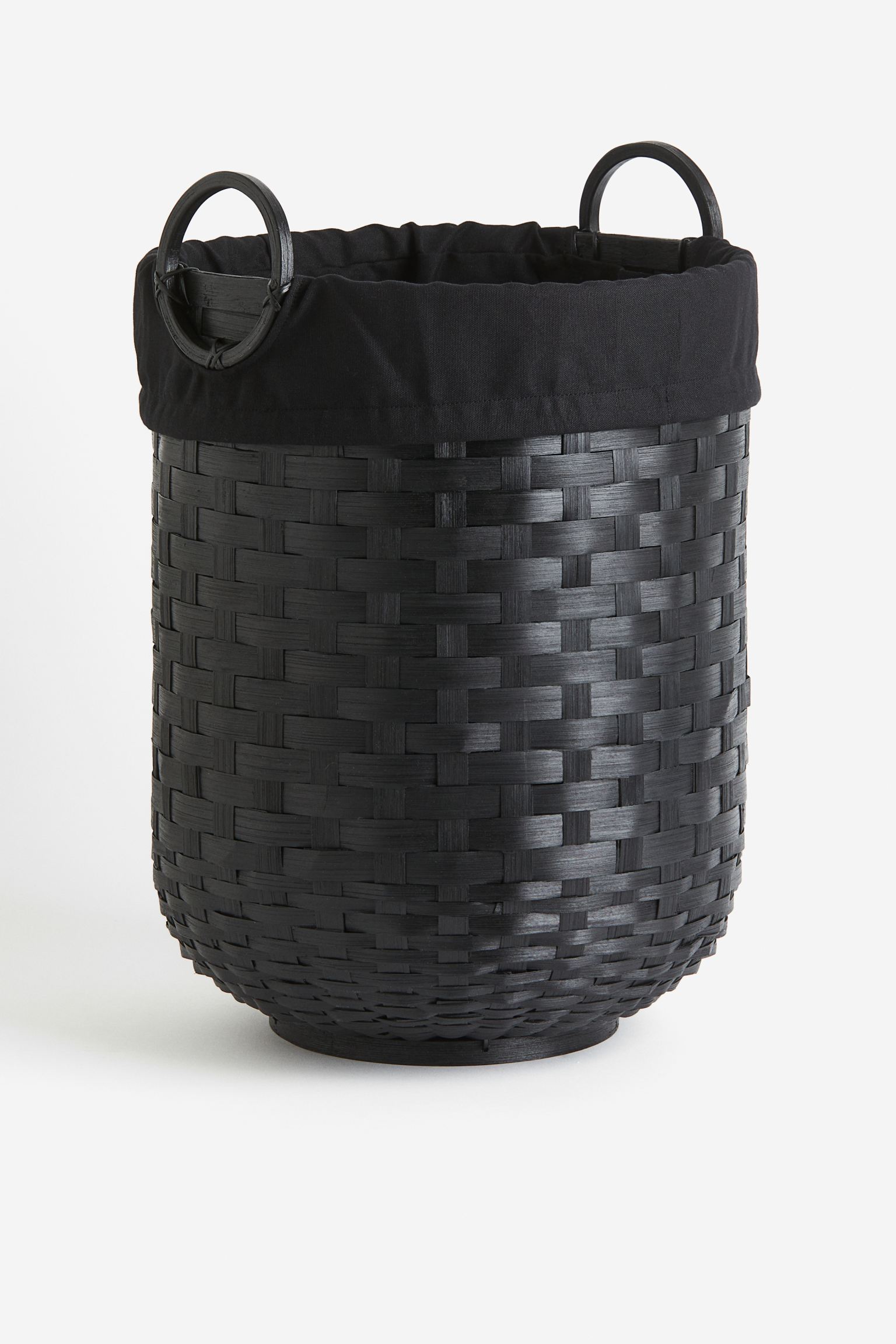 

Bamboo laundry basket