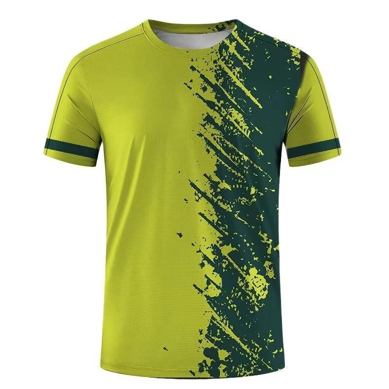 Einfache Mode Sport T-Shirts für Herren Sommer Outdoor Kurzarm Bedruckte T-Shirts Lässig Locker Laufen Fitness T-Shirts Oberteile