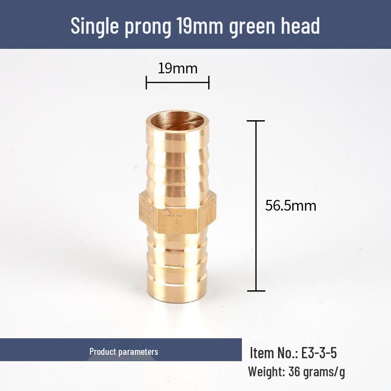 Brass Reducing Pagoda Plug for Hose Fitting - Converts 4mm To 19mm Diameters