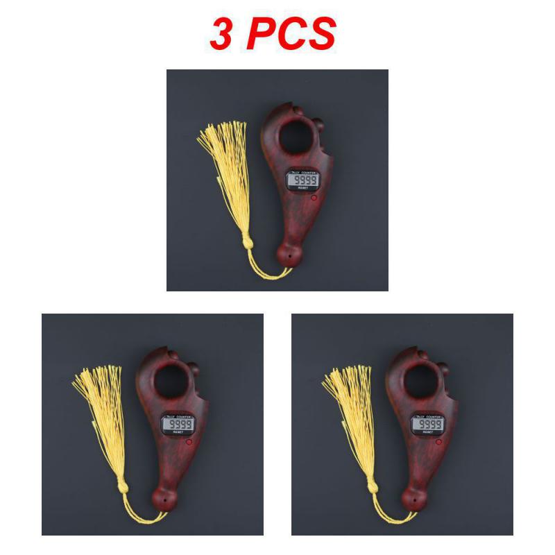 1~10PCS Portable Handheld Tassel Digital Beads Counter Finger Game Decompression Toy