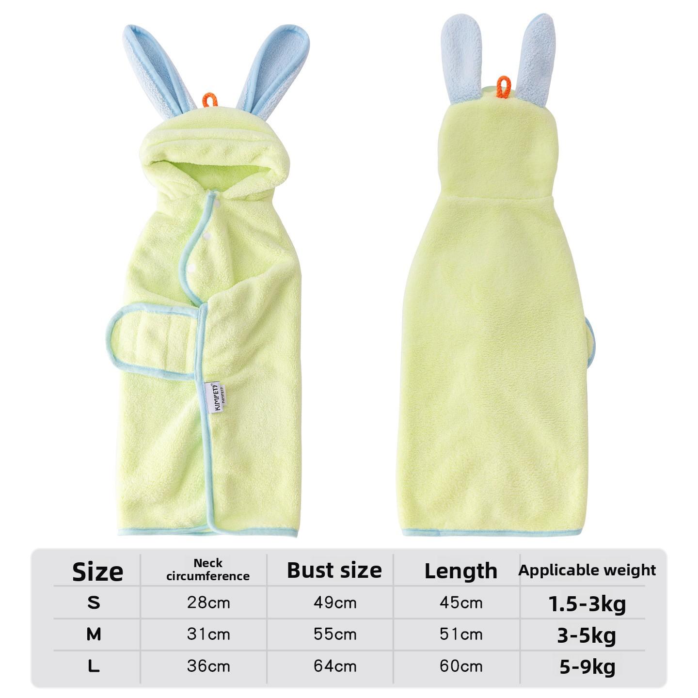 Coral Fleece Absorbent Pet Towel Absorbent Pet Towel Small Pet Cat Dog Bath Towel (as the picture,S)