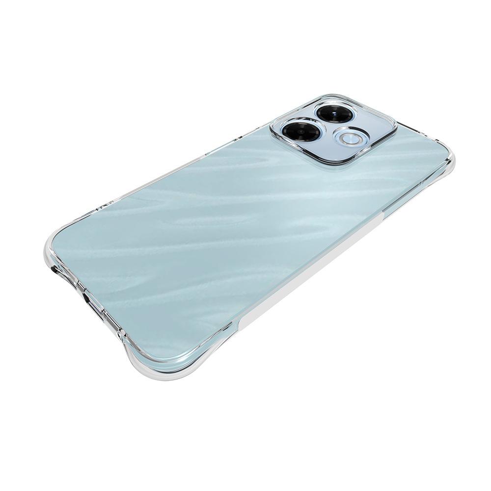 For Xiaomi Redmi 13x 4G Case WANLONFENG WL Series 2.0mm TPU Phone Cover with Tempered Glass Film