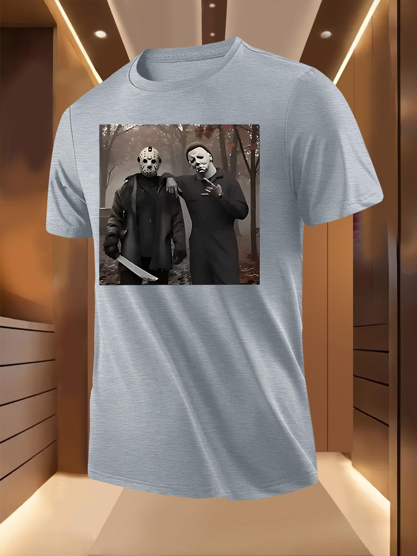 Jason Voorhees Freddy Krueger Horror Icons Graphic Tshirt... XL