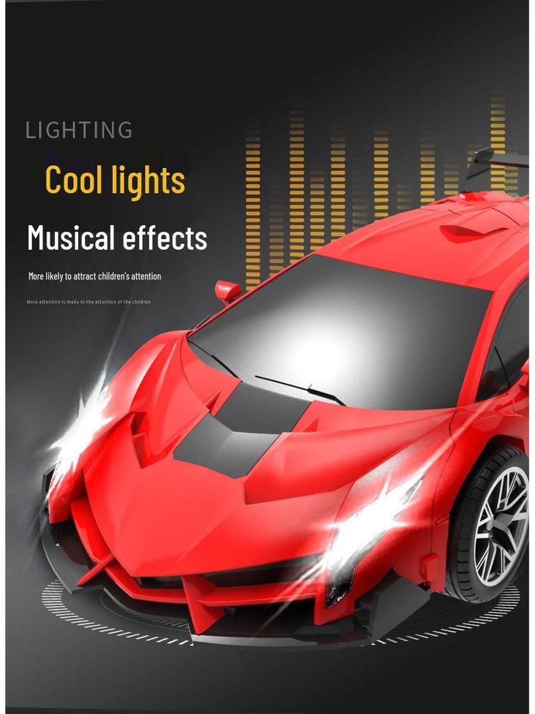 1:18 Remote Control King Kong Robot Car - 2.4G Electric Transforming Toy