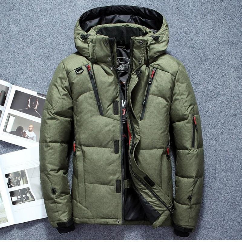 Men's Winter Short Jacket Detachable Youth Thickening Fashion Cold-proof Jacket