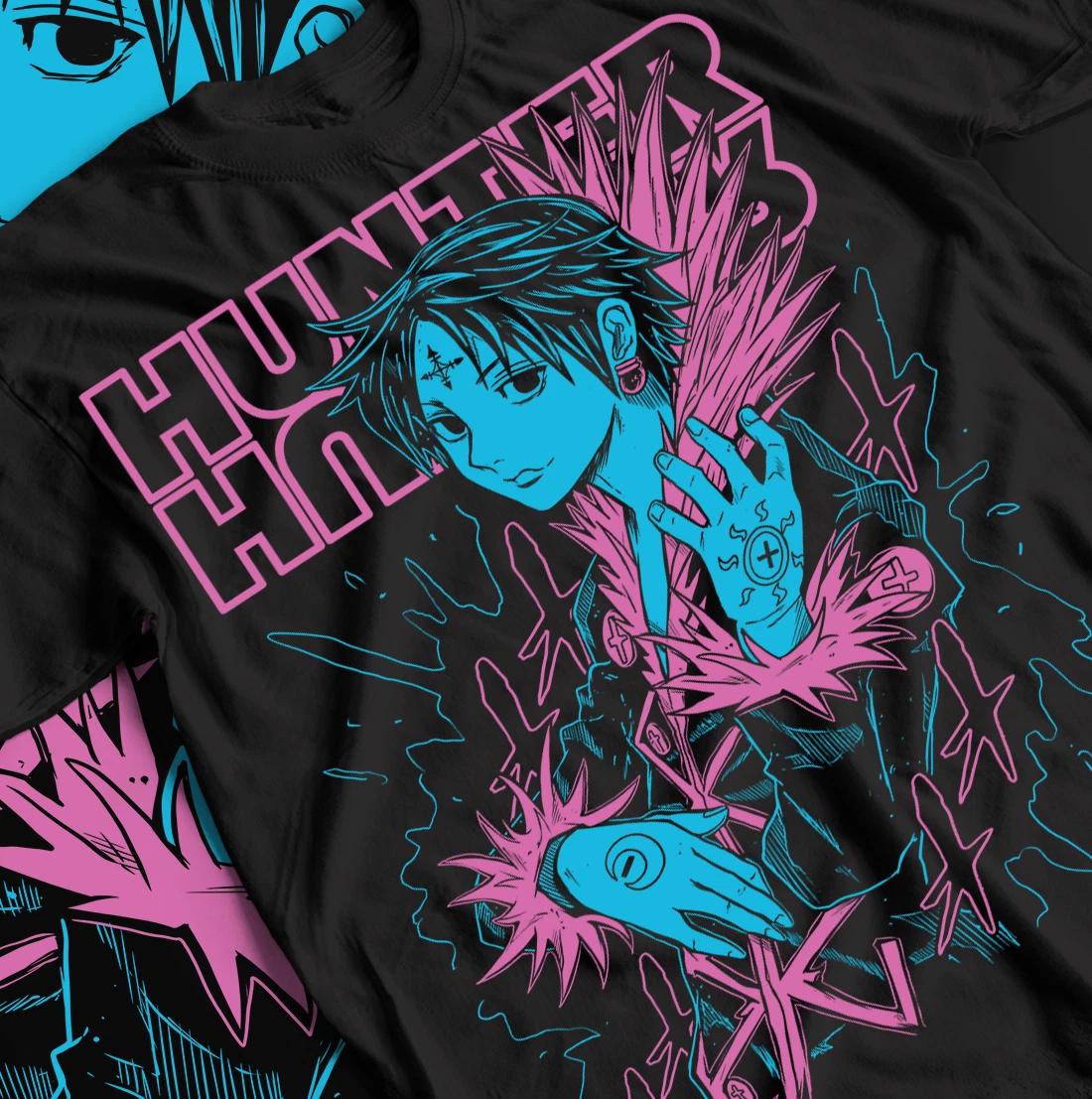 Chrollo Lucilfer T-shirt Hunter X Hunter HXH Anime Graphic shirt All Size, Gift. 4XL