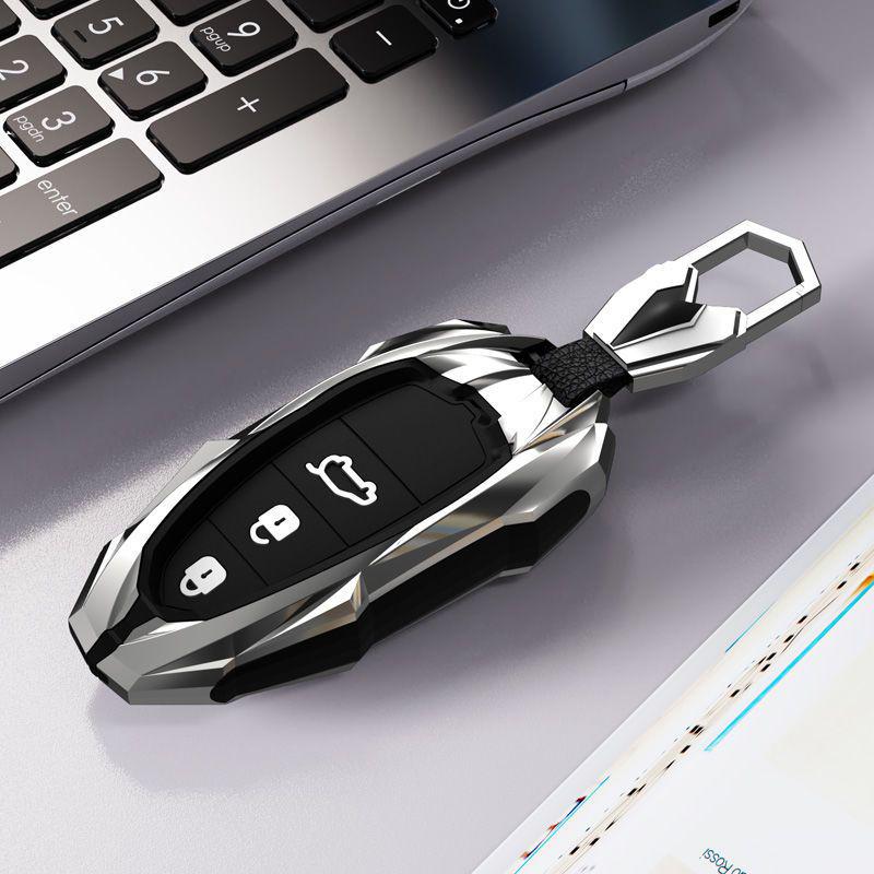 

Universal Silver Edge Key Cover for Hyundai Tucson/Sonata 3/4/5/7 Keys (Korean Model)