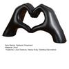 Valentine's Day Love Gesture Figurine Love Heart Hand Shape Statue Sculpture Wedding Anniversary Desktop Decoration Ornament