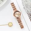 Small Plate Fashion Temperament Steel Belt Watch Women'S Trend Gypsy Waterproof Quartz Watch