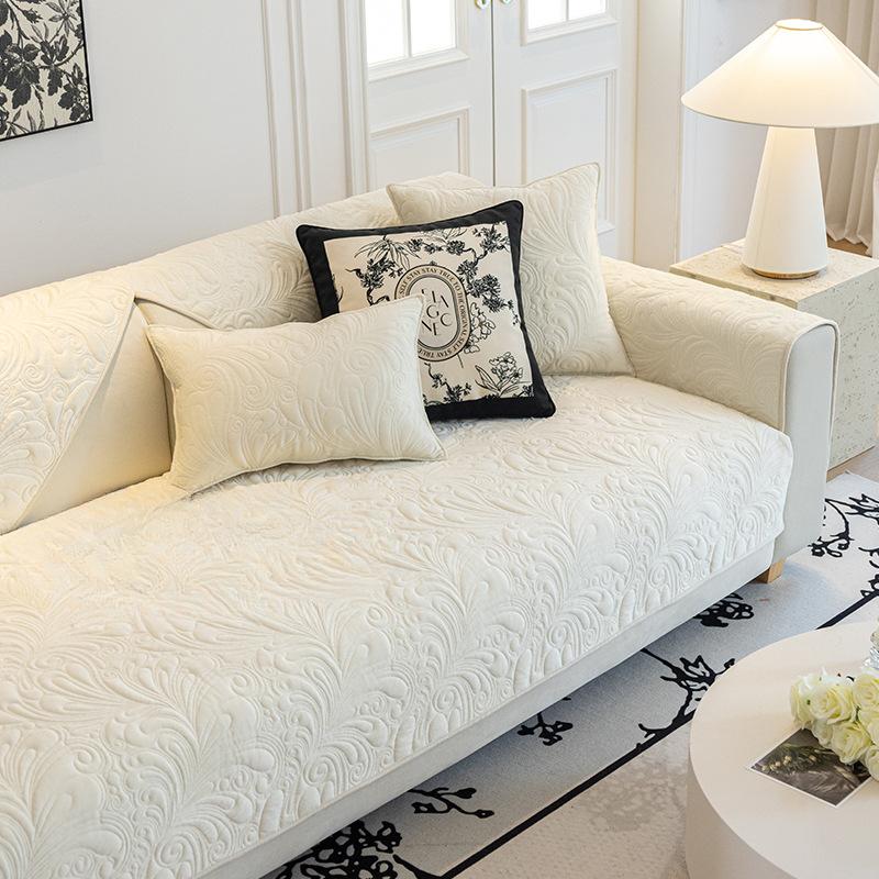 Sofa Cushion Four Seasons Universal Sofa Cushion Crystal Velvet Non-Slip Sofa Cover Cover Towel