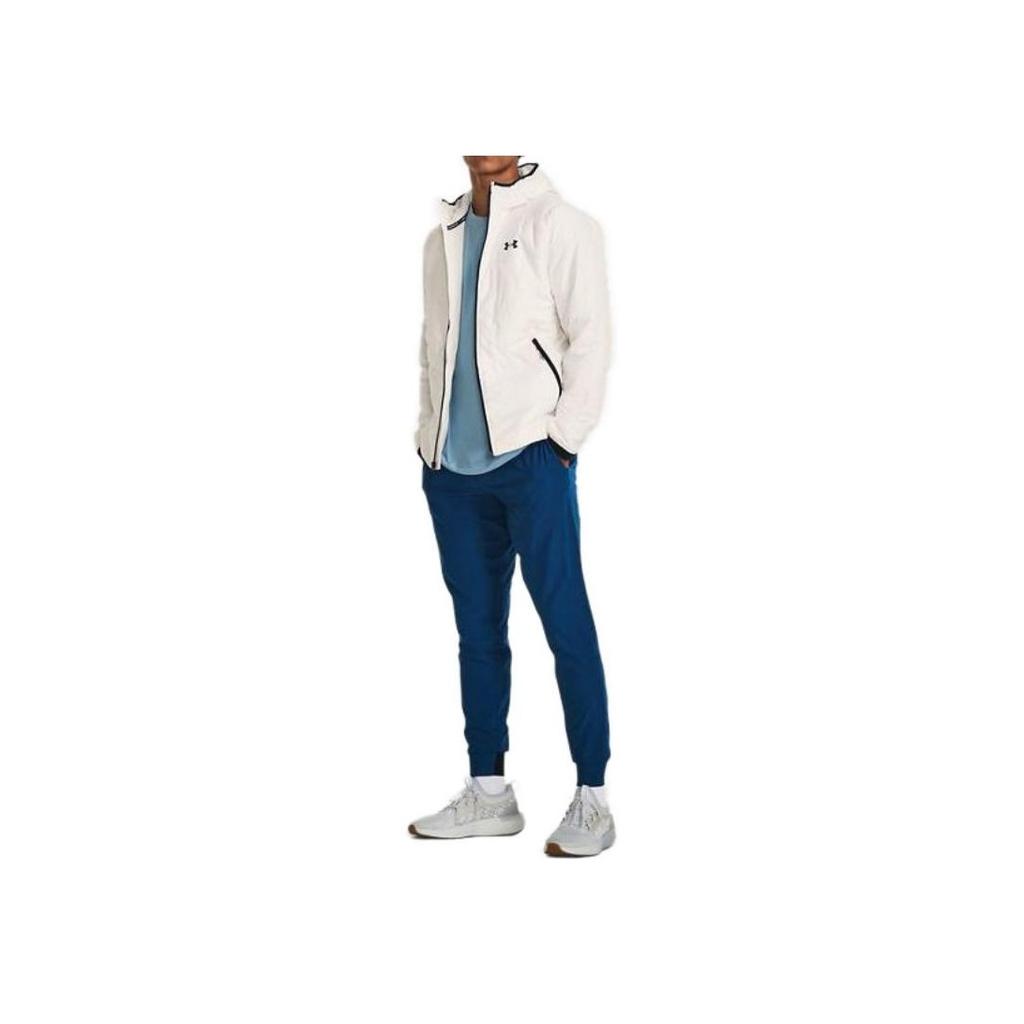 Under Armour UA Storm Session Hybrid Jacket With Logo Pattern Men Jackets Off-White 1378494-112