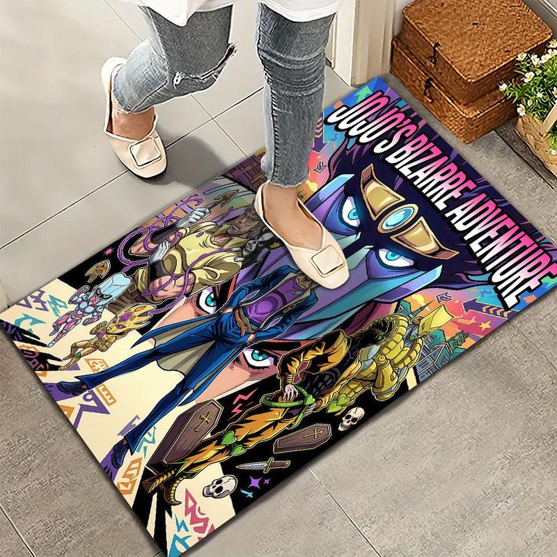 Jojos Bizarre Adventure Carpet Rug For Living Room Bedroom Home Sofa Decoration Kids Play Nonslip Floor Mat