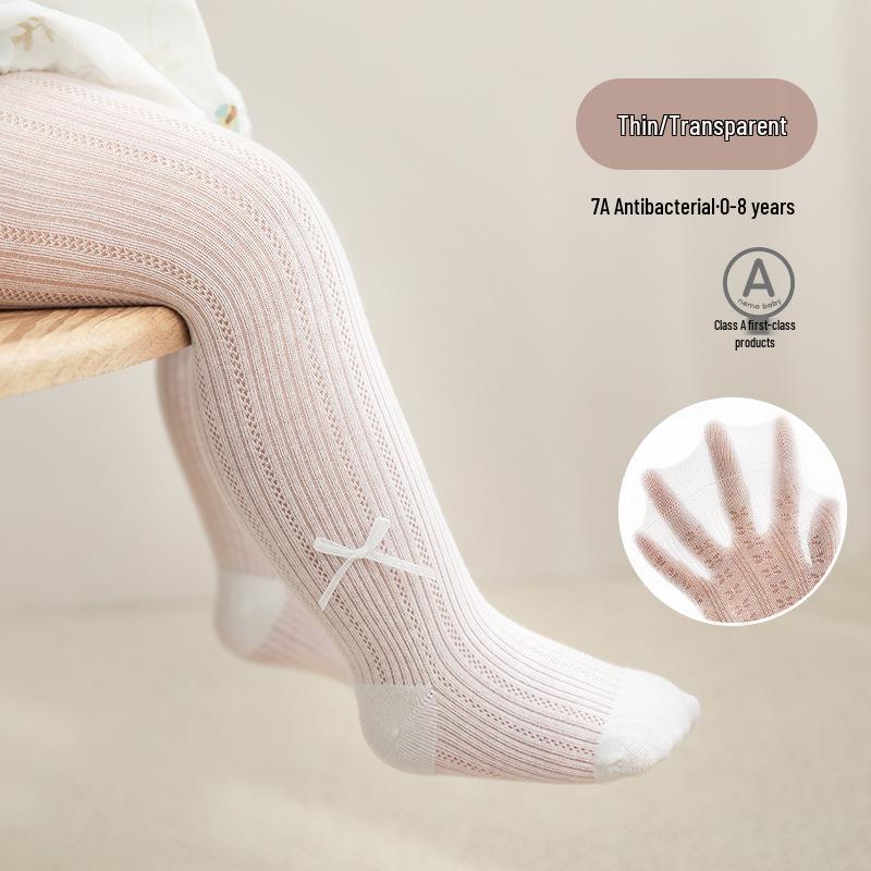 

Детские леггинсы из ультратонкой сетки, дышащие, с бантиком Size 27/30 (4-6 years)
