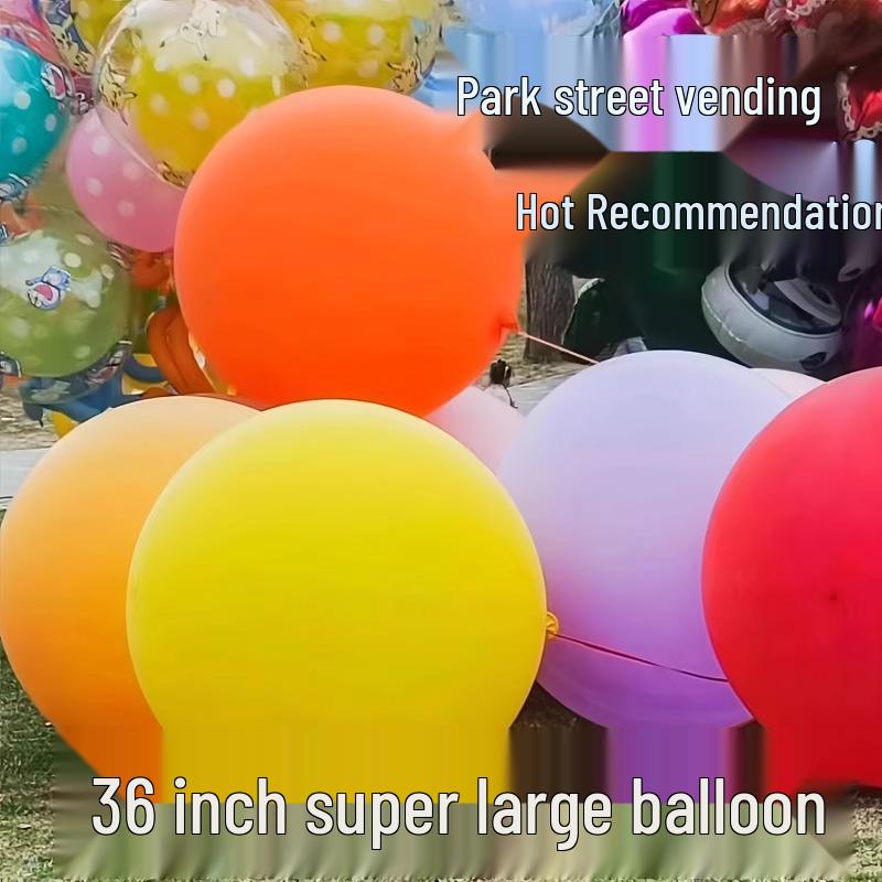 

Утолщенный 36-дюймовый гигантский взрывозащищенный воздушный шар для детских игр на открытом воздухе