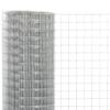 Grillage pour volière - vidaXL - Acier galvanisé - 25x1,5 m - Argenté - Résistant aux intempéries