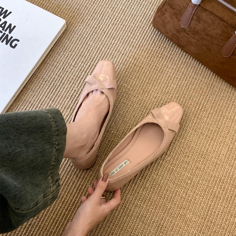 

Новые женские модные туфли-шлепанцы с бантом, роскошные, с металлическим цветком, повседневные, черные, винно-красные, квадратные, слипоны, с квадратным носком, женские балетки 40