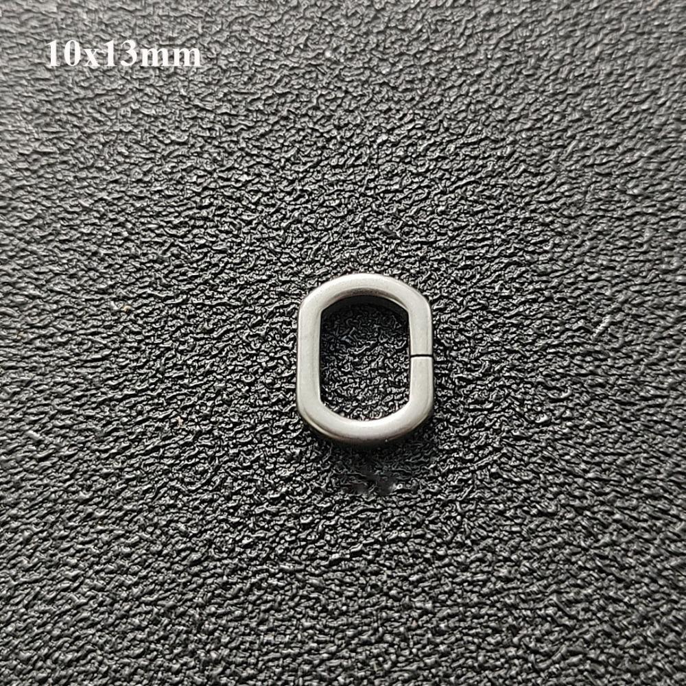 

New Grey Color Titanium Alloy Buckle 10x13mm/9x14mm/10x15mm Outdoor Portable Keyring Circle Clip Outdoor Tool