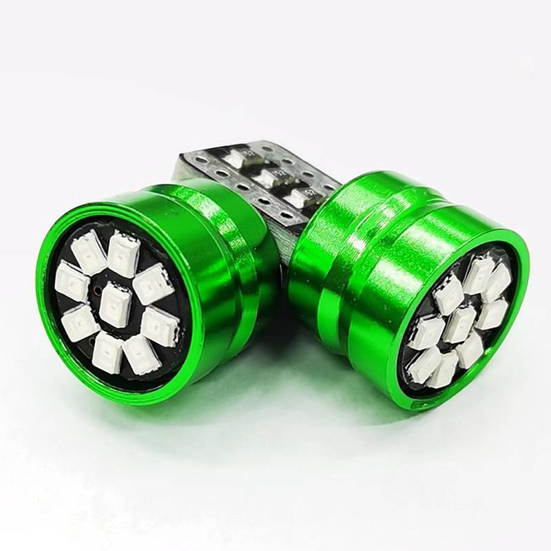 

1Pcs High Quality T10 W5W 168 192 Led Tail Light 2016 9Smd 12V Auto Lamp Canbus No Error Car Marker Parking Bulb зелёный