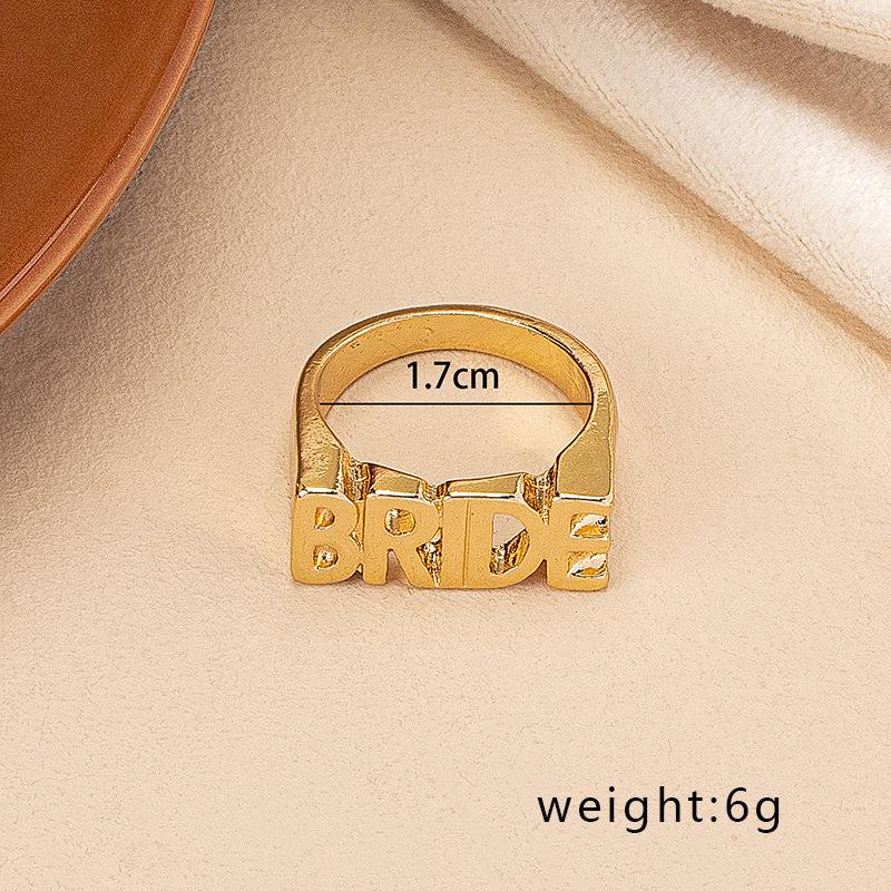 Fashion Design Letter Ring - Trendy Personality Index Finger Jewelry for Women