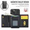 DG.MING M6 Serie Für iPhone 14 Plus Hülle Magnetische Brieftasche PU+PC+TPU Handyhülle