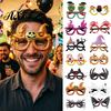 Durable Lightweight Festive Frames Halloween Pumpkin Glasses, Funny Eyewear for Kids Adults, Spooky Party Cute Shaped Accessories Photo Booth