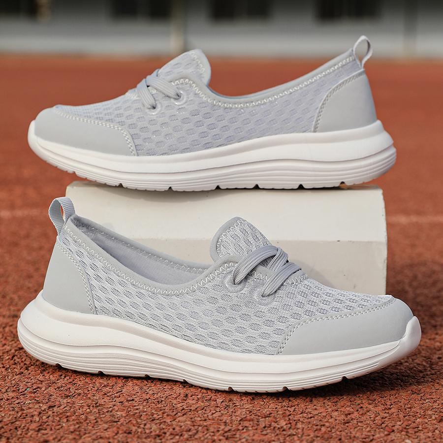 Spring Foot Lazy Shoes One-Foot Casual Women's Shoes Mother's Shoes Low-Top Flat-Sole Walking Shoes Comfortable Breathable