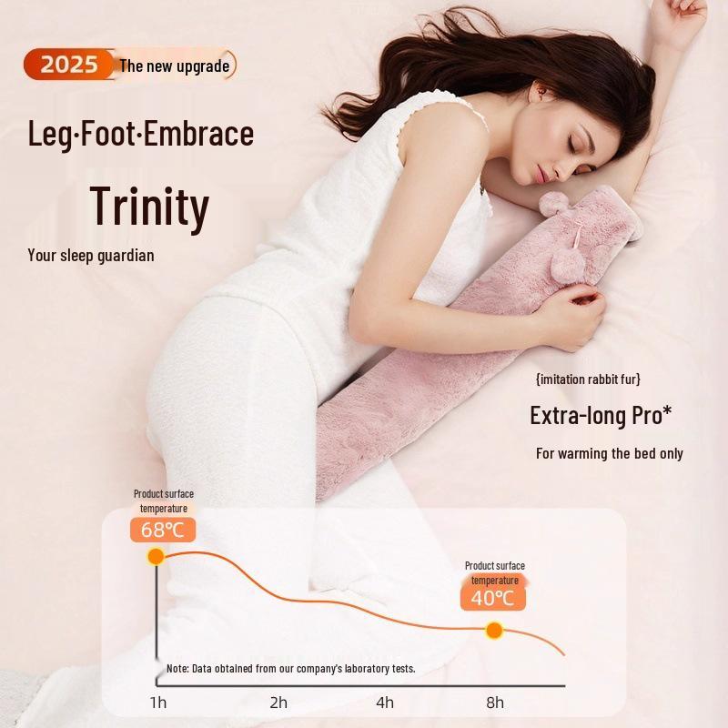 Limited-Time Offer: Long Hot Water Bottle for Winter Warmth – Water-Filled Bed Quilt Heater