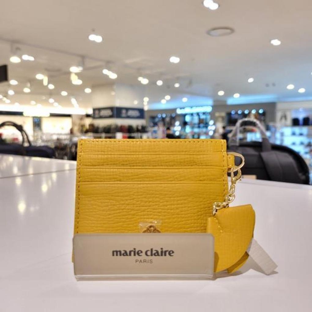 Marie Claire Ultra-Slim Natural Leather Casual Card Holder Wallet