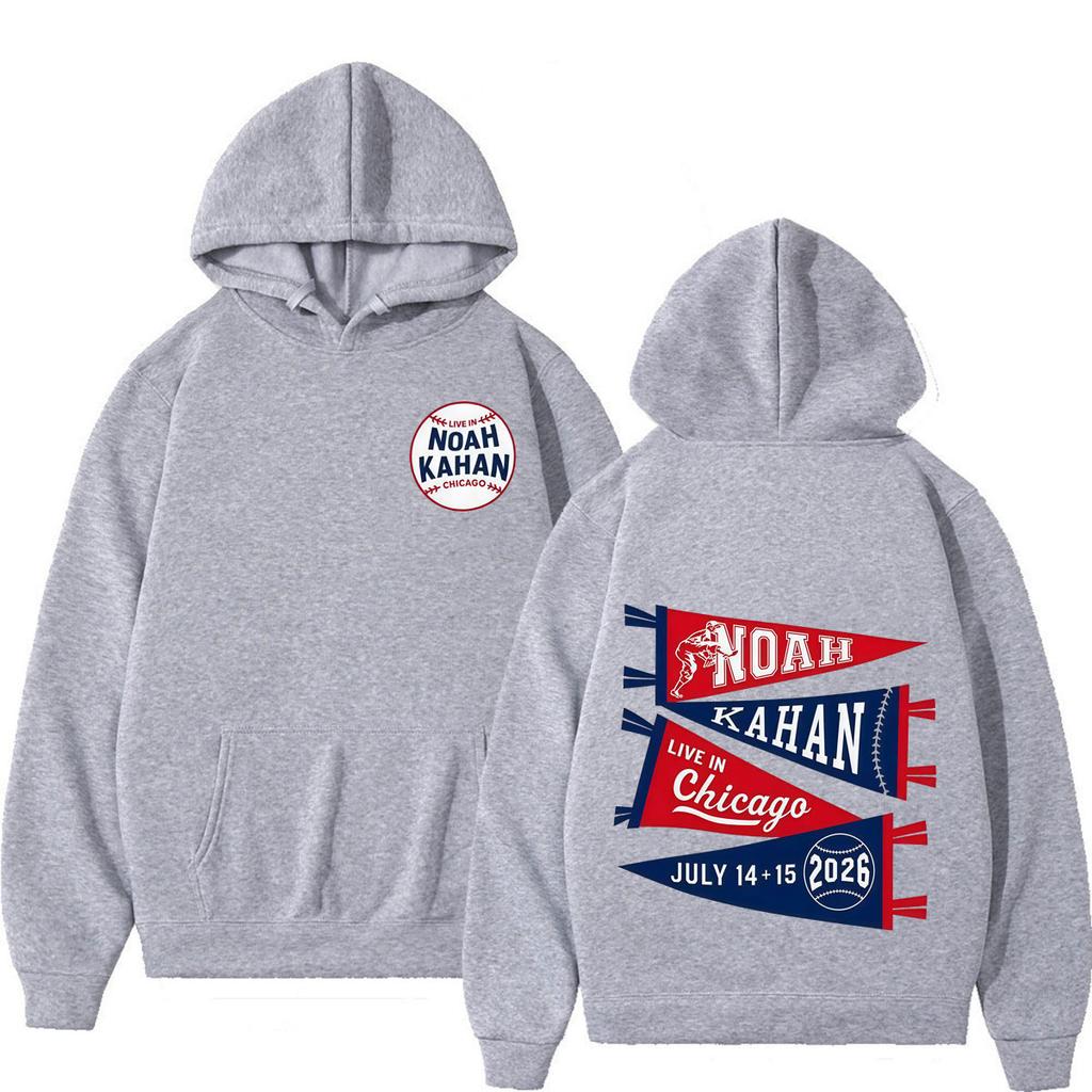 Noah Kahan The Great Divide Tour 2026 Graphic Hoodie Unisex Hip-hop Punk Pullover Long Sleeves Casual Oversized Sweatshirt