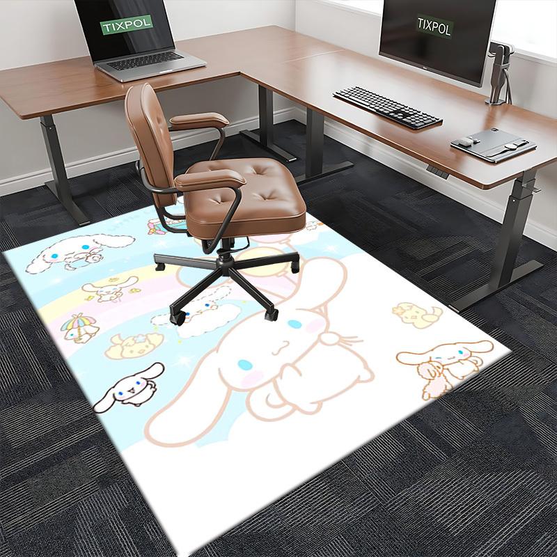 Anime Cartoon Design Chair Mat - Non-Slip Carpet for Office Chairs, Home Decor, Living Room, Bedroom, Game Room & Dormitory (Festival Gift).E063