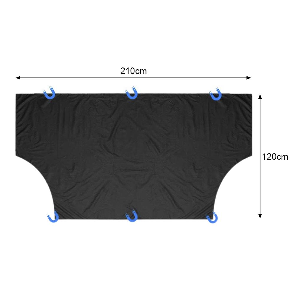 Car Snow Shield Magnetic Absorption Storage Bag Waterproof Sun Protection Cream Sunscreen Universal Fit Front Row All Models