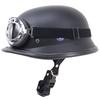 Motorcycle Retro Outdoor Riding Half Open Face  Helmet With Glasses S,M,L,XL,XXL