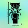Metal Spider Wall Art, Weather-Resistant Garden & Living Room Decor, Halloween Gift for Bug Lovers