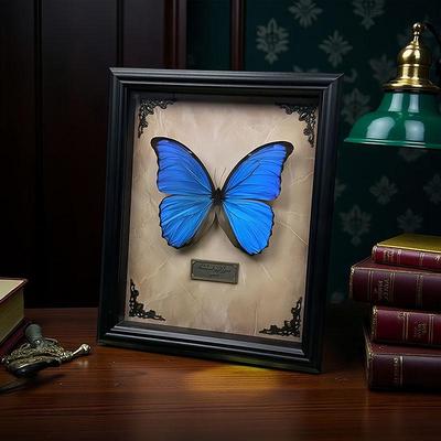 Great Blue Morpho Butterfly Wings for DIY Jewelry Making