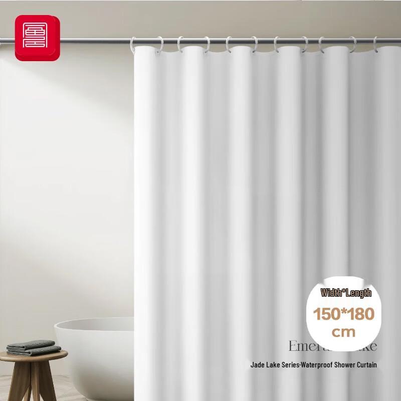 Foojo Премиальная водонепроницаемая шторка для душа с защитой от плесени