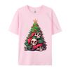 Matching Family Christmas Tree Skeleton Skulls Santa Hat TShirts Cotton Unisex TShirts Printed Autumn TShirt