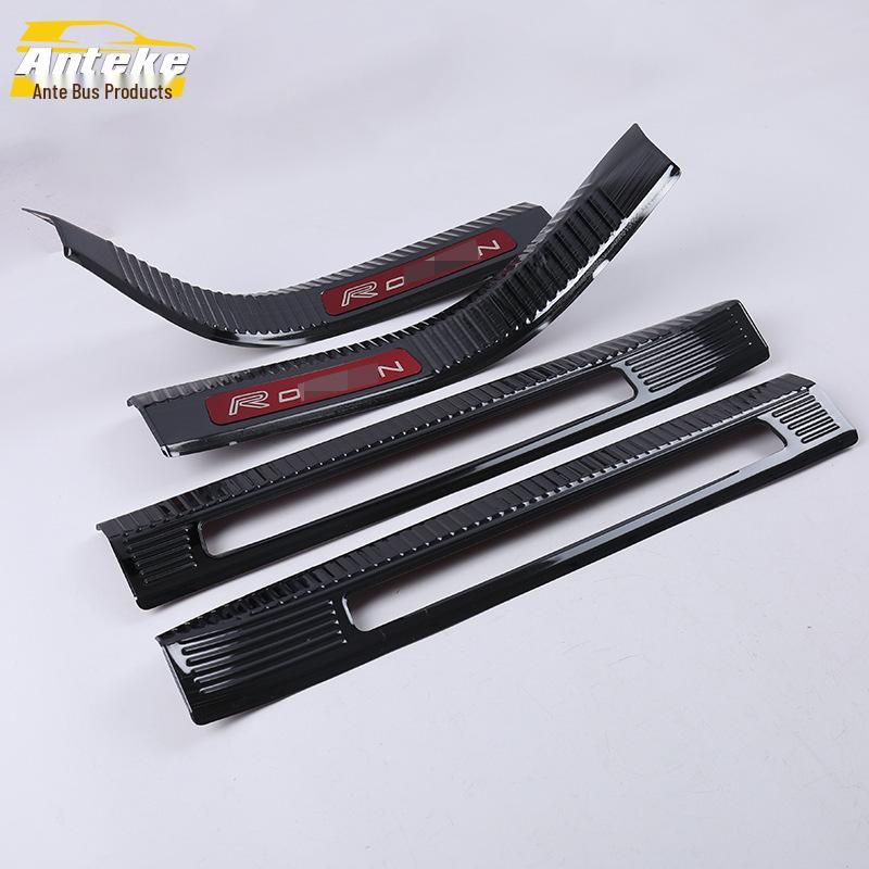 Fits 18 XC60 Models: Sill Trim Bright Strip, Bumper Trunk Welcome Pedal, Anti-Scratch Trim
